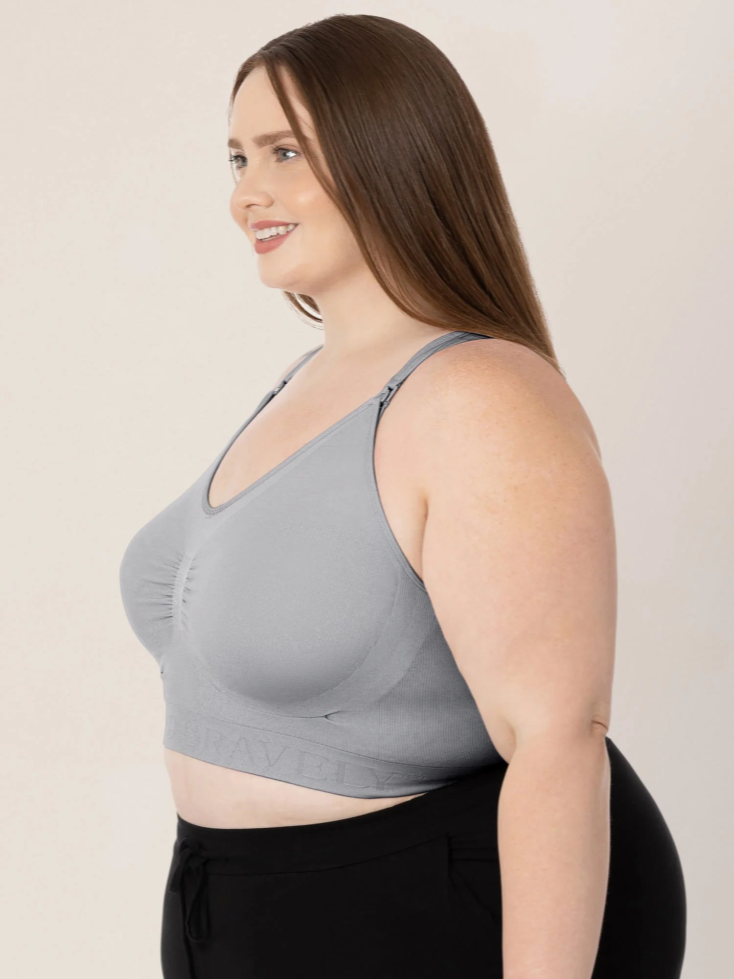 Simply Sublime® Nursing Bra in Grey by Kindred Bravely