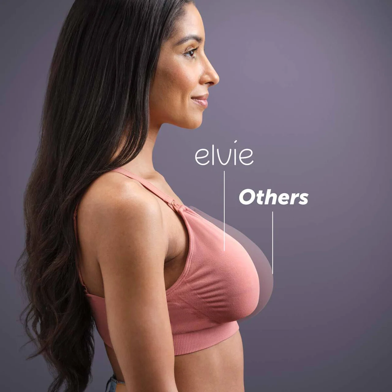 Elvie Pump Ultra-Quiet Wearable Electric Breast Pump with App Control