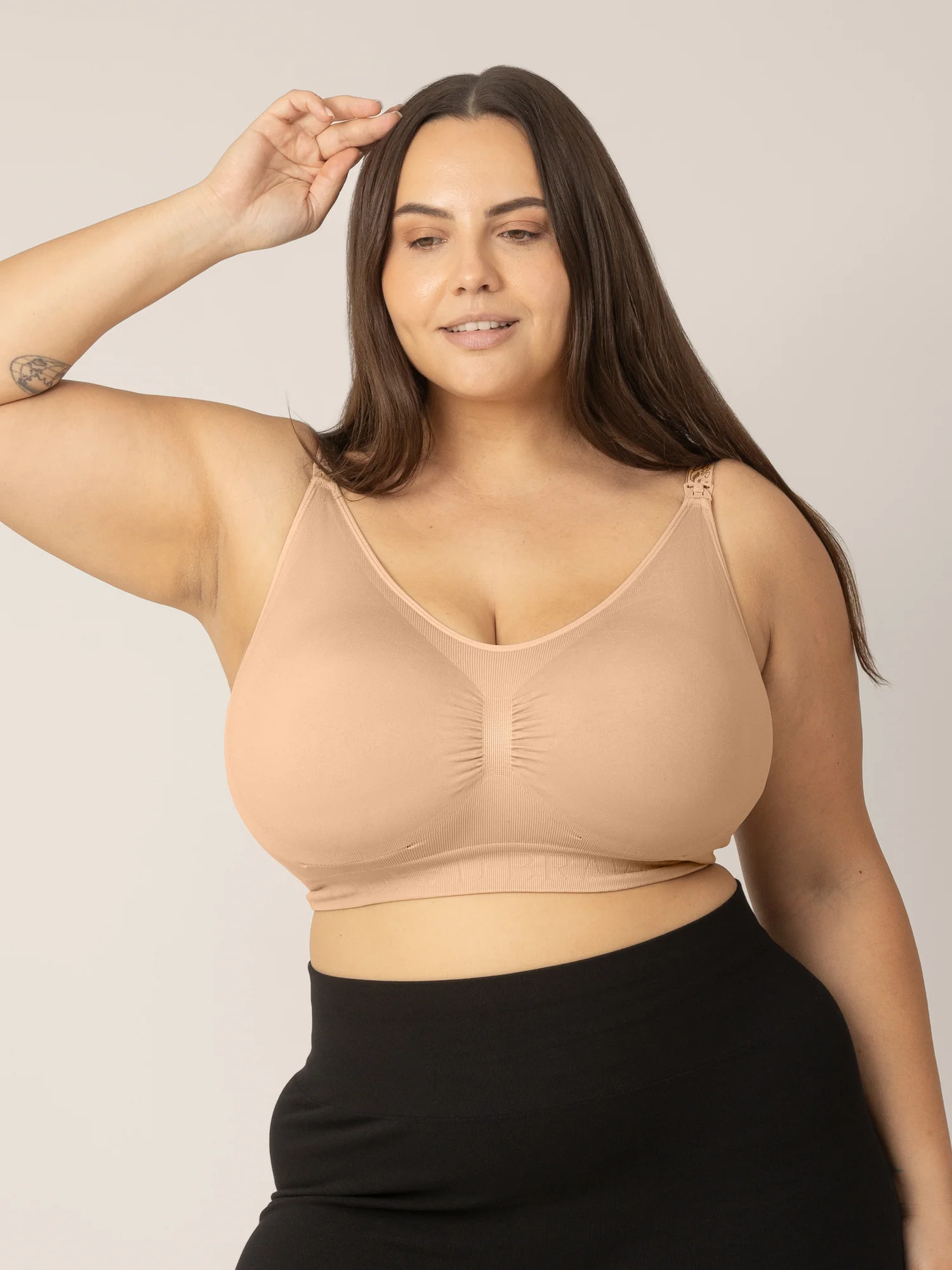 Simply Sublime® Nursing Bra in Beige with Wireless Support