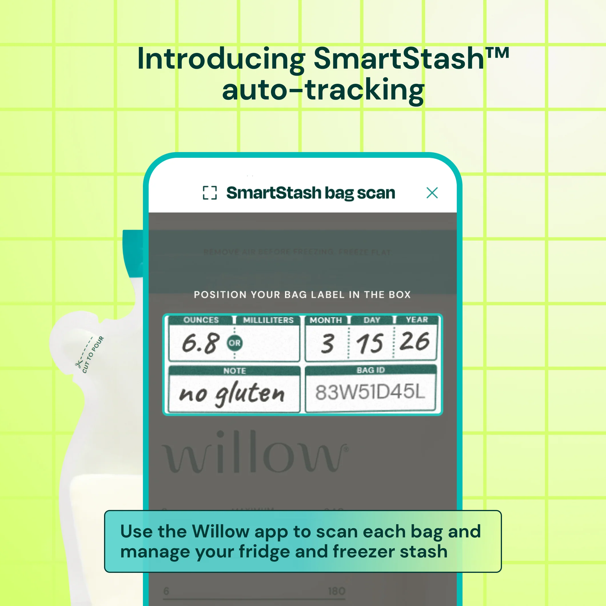 Smart Storage Bundle mit SmartStash Muttermilchbeuteln und Flatteners