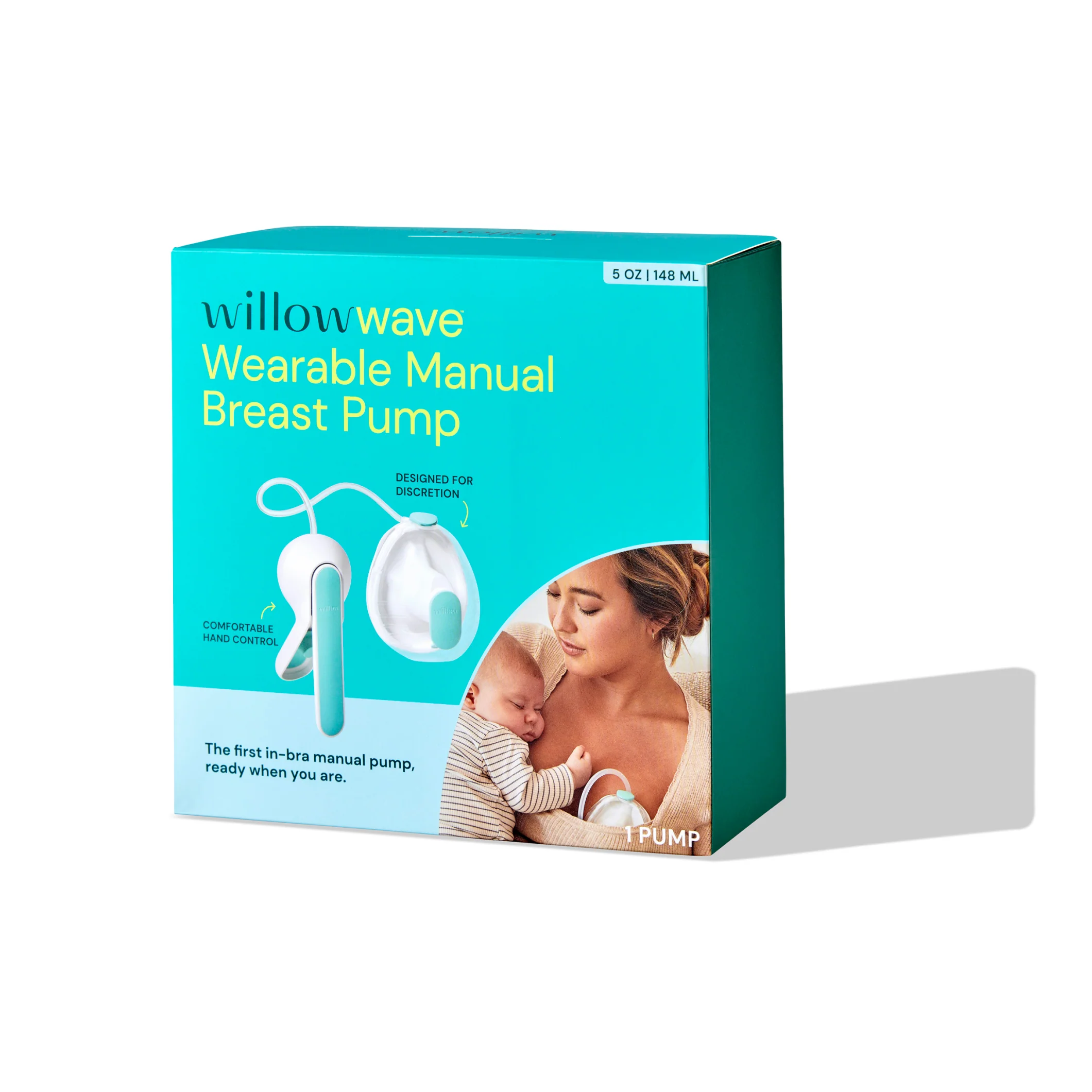 Willow Wave manuelle Milchpumpe