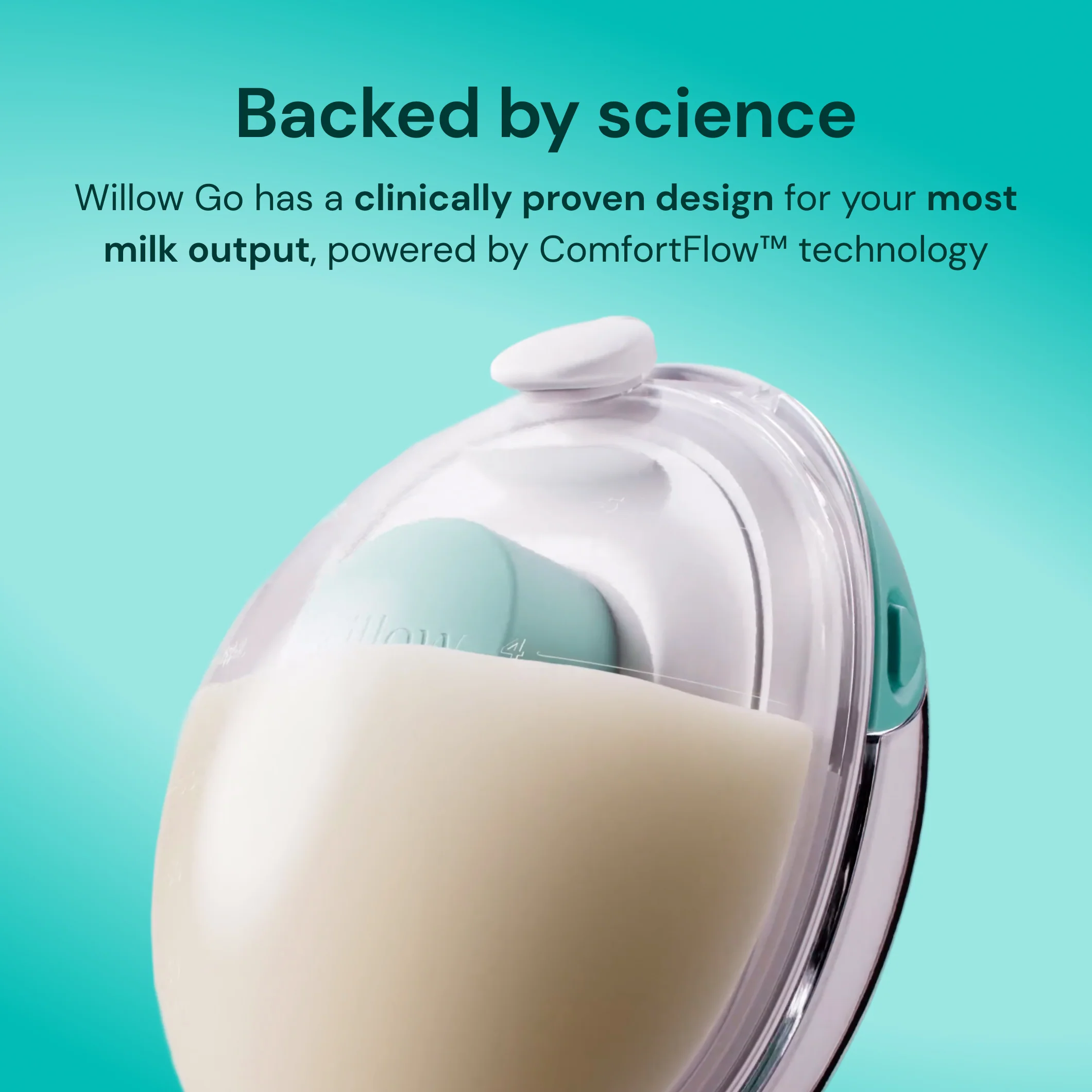 Willow Go® Wearable Breast Pump with ComfortFlow™ Technology