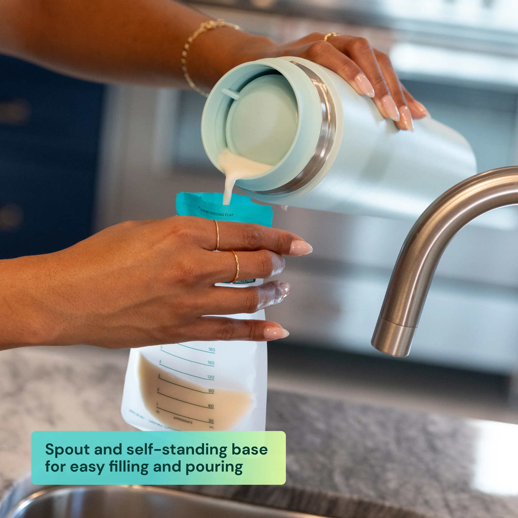 Breast Milk Storage Bags with SmartStash Tracking