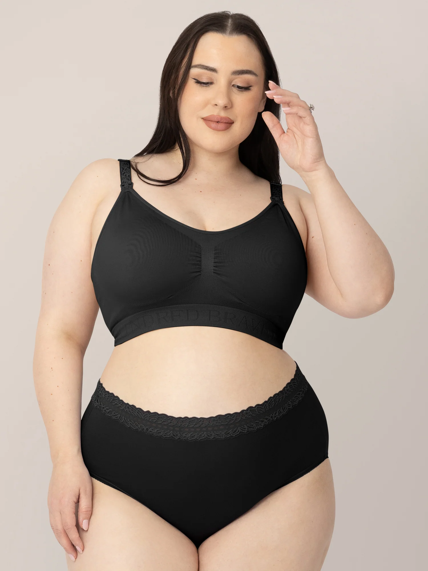 Simply Sublime® Nursing Bra in Black for Everyday Full Coverage