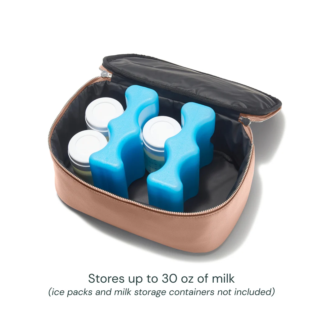 Pump Anywhere Bag with Removable Milk Cooler for Pumping Essentials