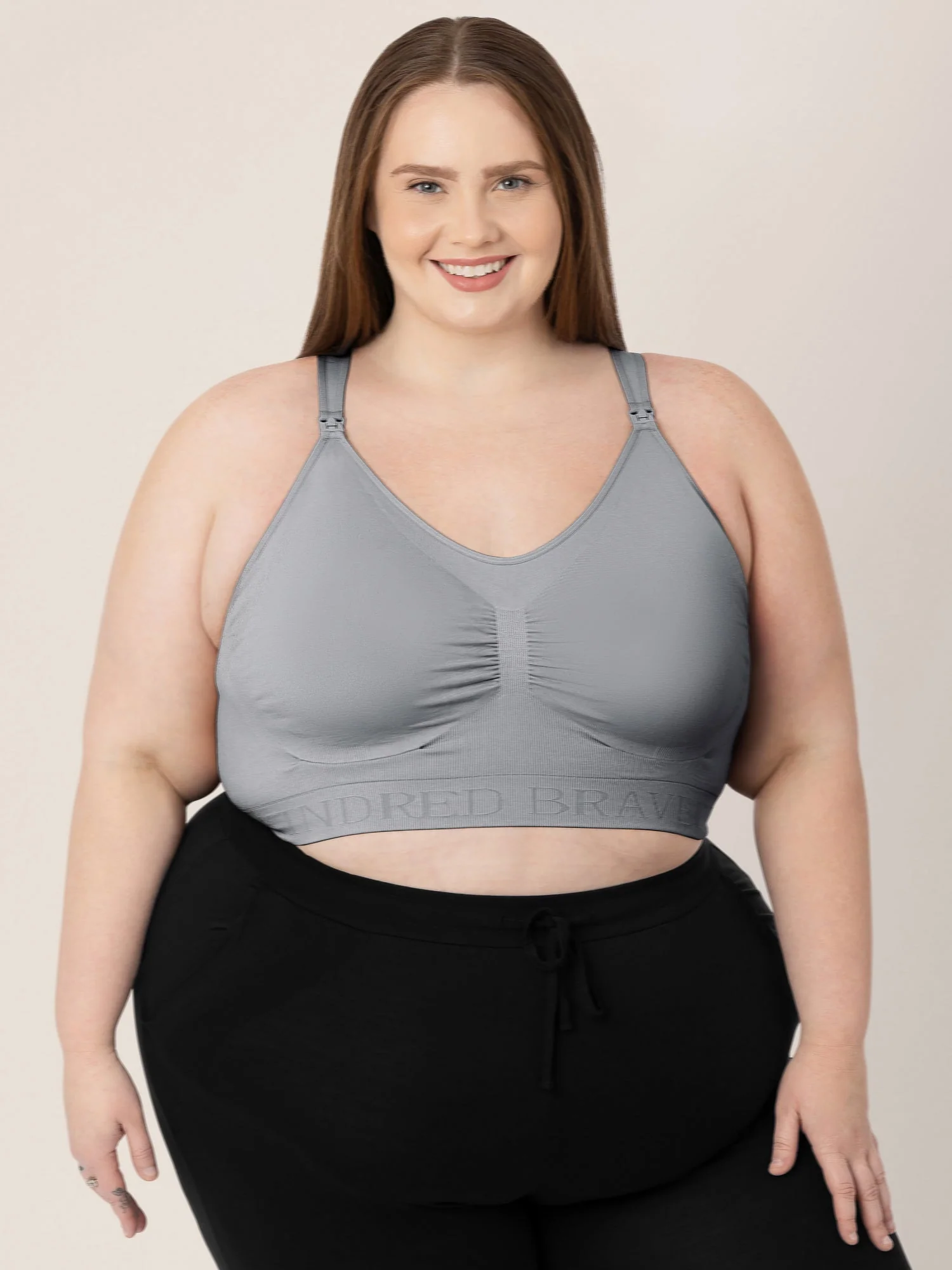 Simply Sublime® Nursing Bra in Grey by Kindred Bravely