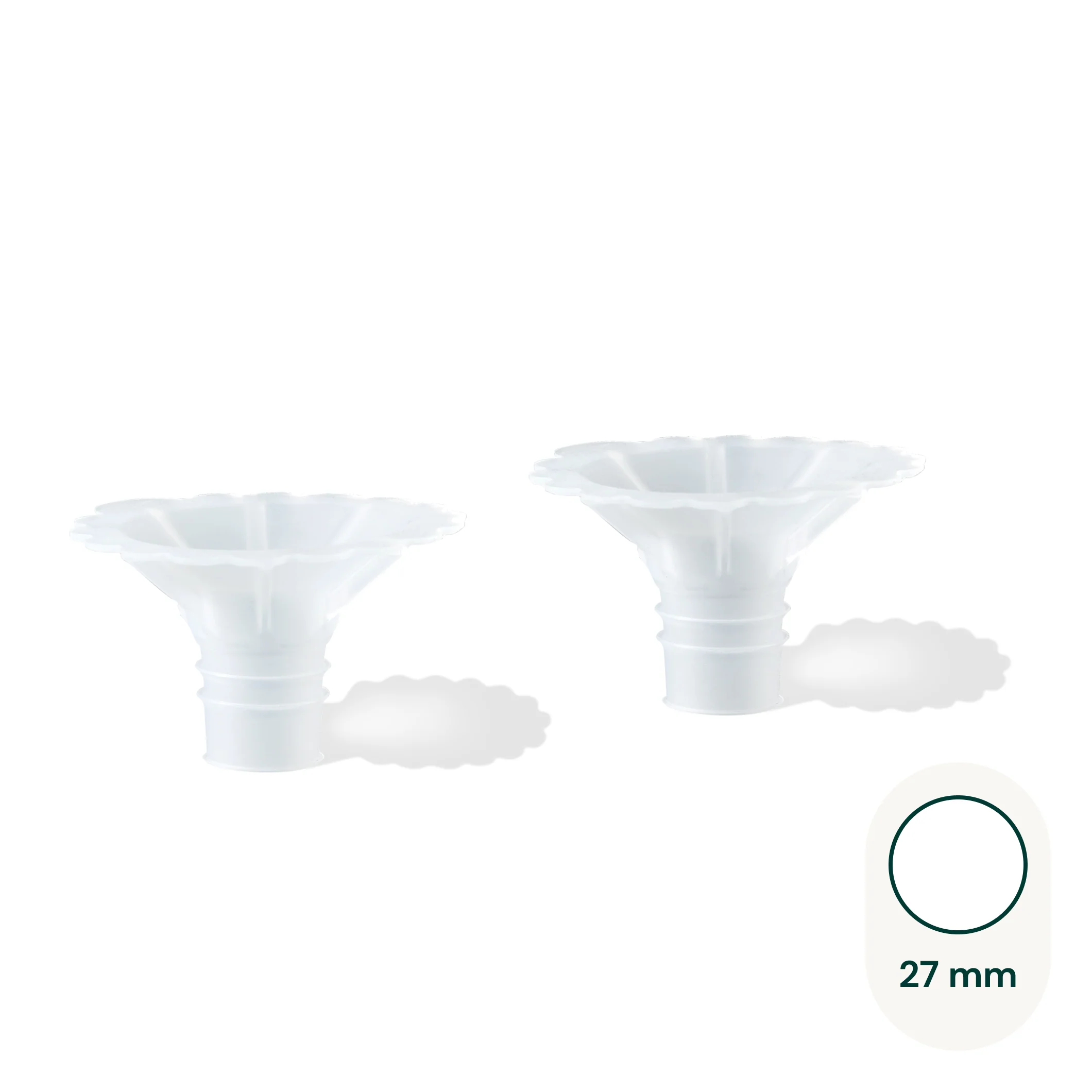 Willow Sizing Insert Set 2-Pack for Smaller Flange Sizes