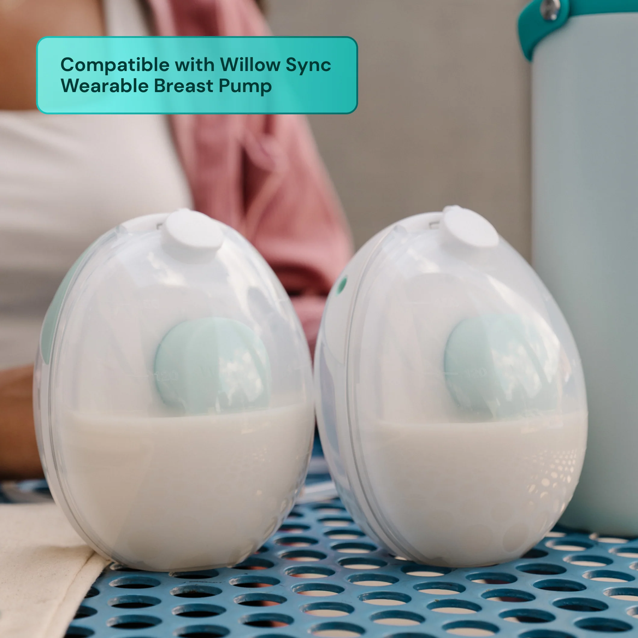 Set de contenedores splashguard Willow Sync (pack de 2)