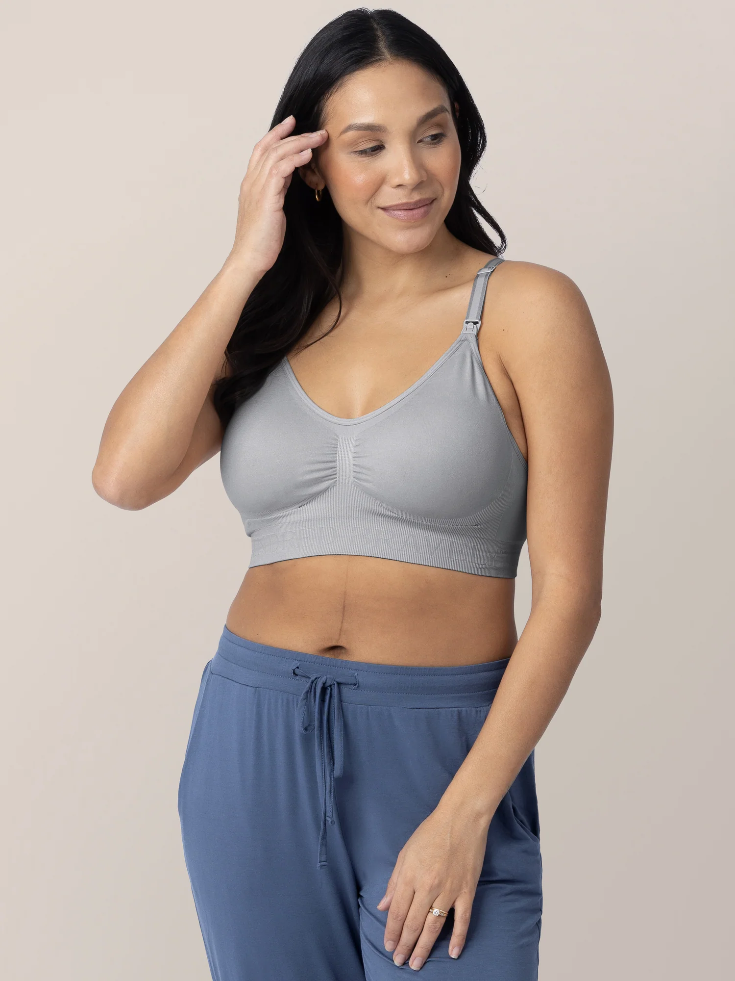 Simply Sublime® Nursing Bra in Grey by Kindred Bravely