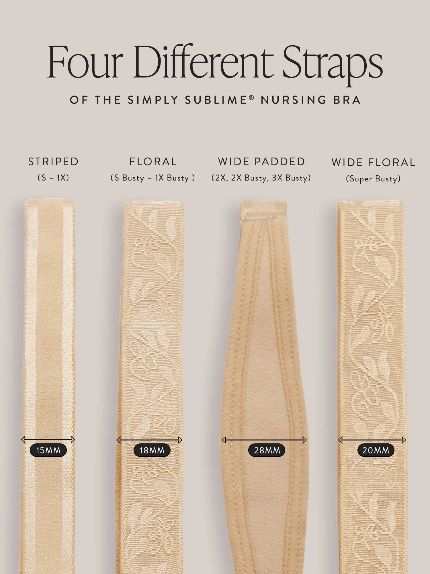 Simply Sublime® Nursing Bra in Grey by Kindred Bravely